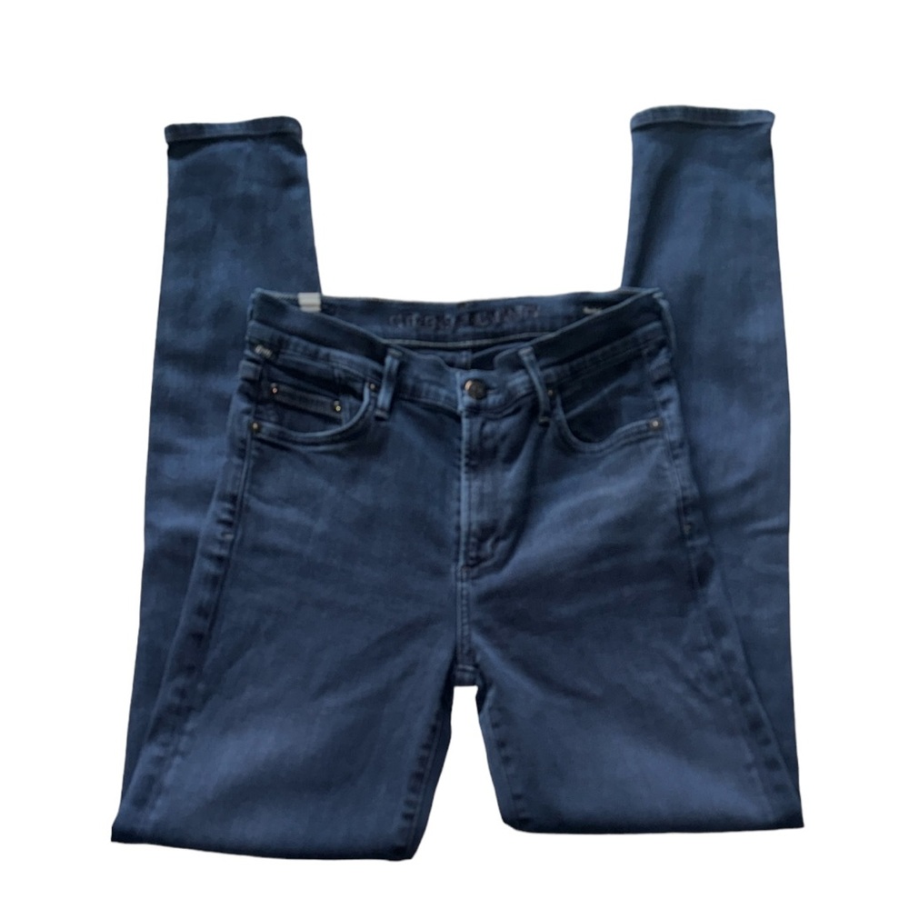 CITIZENS OF HUMANITY Rocket High Rise Skinny Dark Wash Denim Jeans - Picture 2 of 8